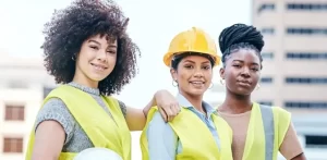 Three accomplished female engineers.